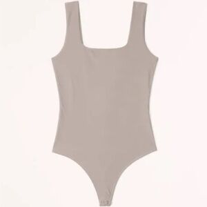 NWOT Abercrombie and Fitch Soft Matte Bodysuit - Brown/Tan/Taupe